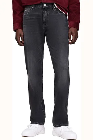 Tommy Hilfiger Heren Ryan Black Slim Straight Jeans in Denim