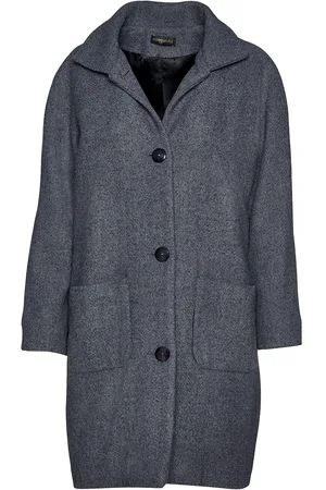 Conquista Wolmix gemêleerde mantel van Fashion