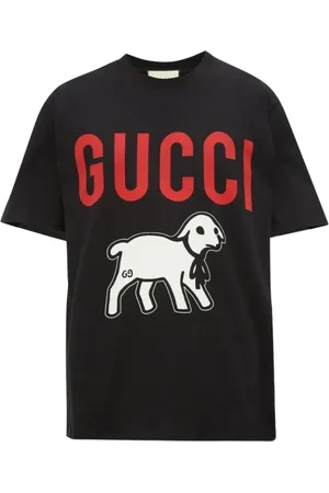 Gucci Lamb-logo oversized fit T-shirt