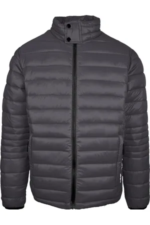 Philipp Plein Plain Padded Grey Jacket
