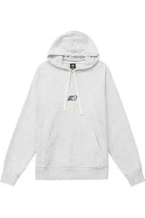 New Balance NB Essentials Heren Heather Grey Hoodie