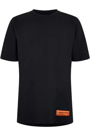 Heron Preston Heren-T-shirt Regular-Fit Logo Recycled Katoen in