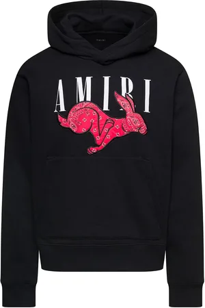AMIRI CNY Bandana Konijn Logo Hoodie in
