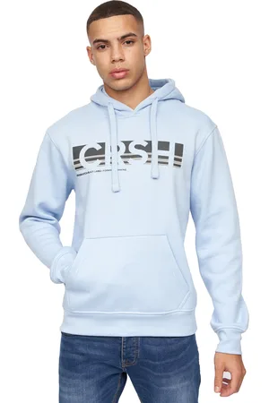 Crosshatch Heren Sullivan Hoodie (Lichtblauw)