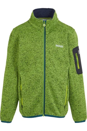 Regatta Kinder/Kinder Newhill Fleece Jas (Pikant groen/Marokkaans blauw)