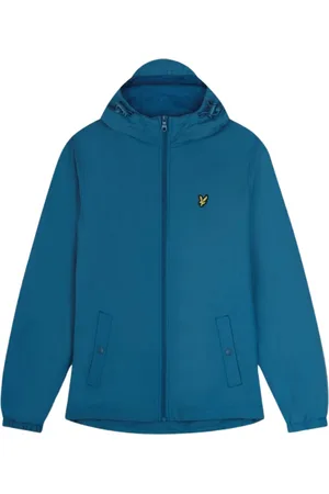 Lyle & Scott Lichtgewicht lenteblauwe jas