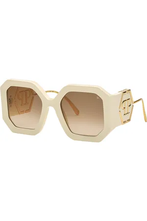 Philipp Plein Vrouwen Zonnebril 54/22/140 mm Acetaat En Metaal