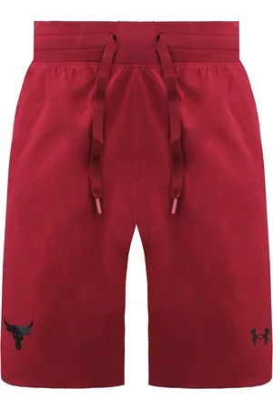 Under Armour X Project Rock Snap Heren Rode Shorts