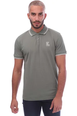 Duck and Cover Heren Duck en Cover Sameer Poloshirt in Khaki