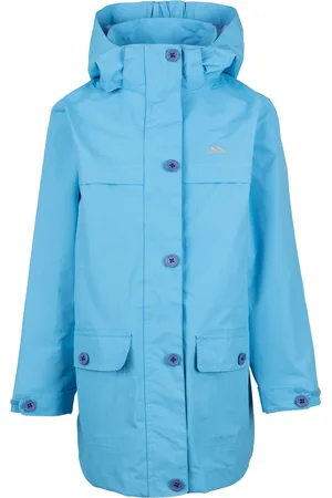 Trespass Meisjes Fairly TP50 Waterdichte Jas (Blauwe luchten)