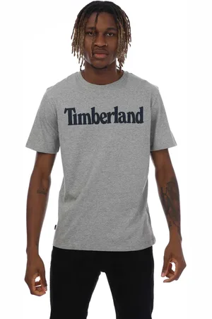 Timberland Heren Northwood Wordmark Logo T-Shirt in Heather