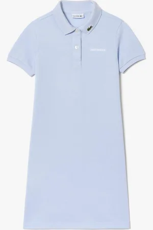 Lacoste Meisjes Juniors Crocodelle Logo Piqué Jurk in