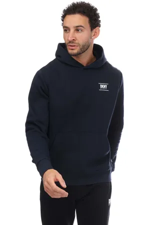 DKNY Heren Printed Logo Blackwater Hoodie in
