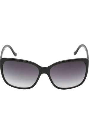 Calvin Klein Grijze lens met zwarte zonnebril