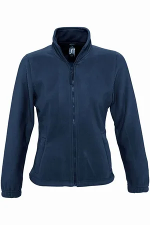 Sols Dames/dames North Full Zip Fleece Jacket (Marine)