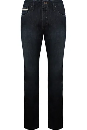 Vans Off The Wall V66 Slim Low Rise Straight Leg Donkere Denim Heren Jeans VK4F8F4