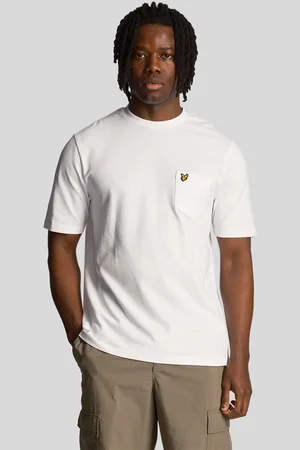 Lyle & Scott Effen pique T-shirt met zak