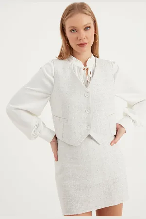 HERITA Kort tweedvest