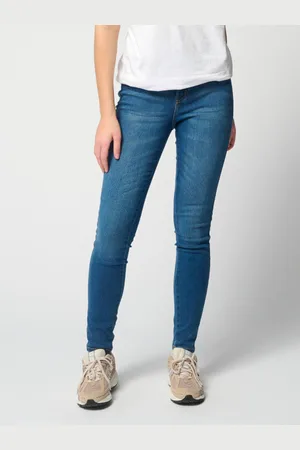 TeeShoppen De Originele Performance Skinny Jeans - Medium Blauwe Denim