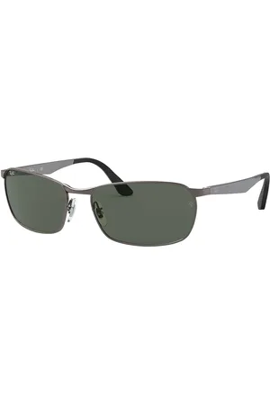 Ray-Ban RB3534 Gunmetal unisex zonnebril voor volwassenen