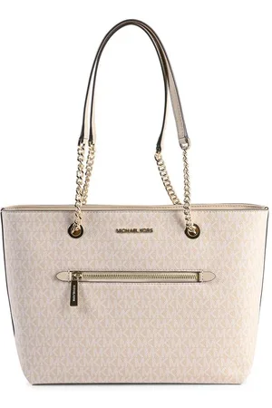 Michael Kors Nude Medium Chain Tote Bag