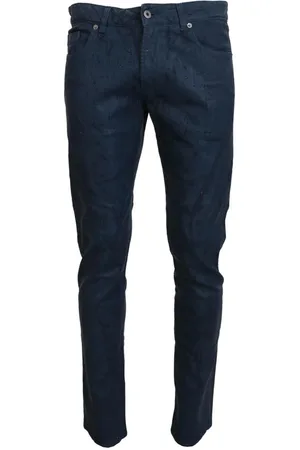 Exte Katoenen Taps Toelopende Slim Fit Casual Denim Jeans