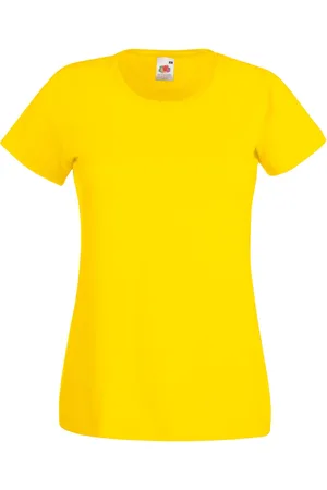 Fruit Of The Loom Dames/vrouwen Lady-Fit Valueweight Short Sleeve T-Shirt (Pak van 5)