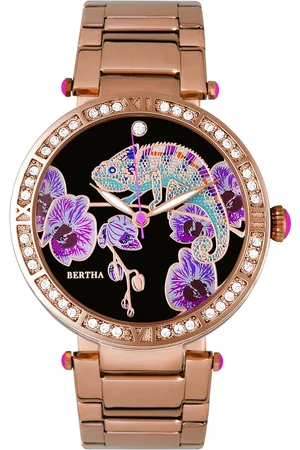 Bertha Camilla Parelmoer armbandhorloge