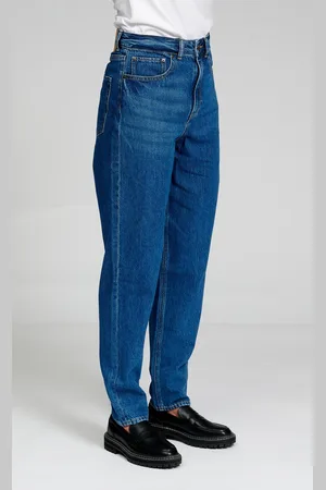 TeeShoppen De Originele Performance Mom Jeans - Medium Blauwe Denim