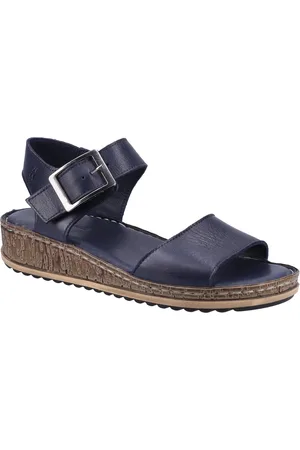 Hush Puppies Dames/dames Ellie leren sandalen (Marine)