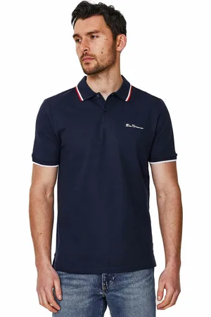 Ben Sherman | Heren Polo met Contrasterende Bies