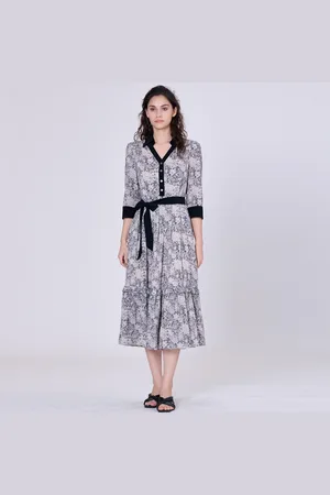 Smart & Joy BI Materiaal Gedrukte blouse-dress