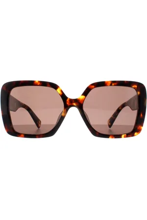 Miu Miu Vierkant Dames Honing Havana Donkerbruin MU10YS