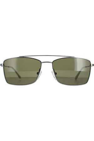 Calvin Klein Zonnebril CK18117S 008 SATIN GUNMETAL GREEN
