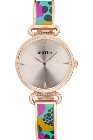 Bertha Katherine geëmailleerd armbandhorloge
