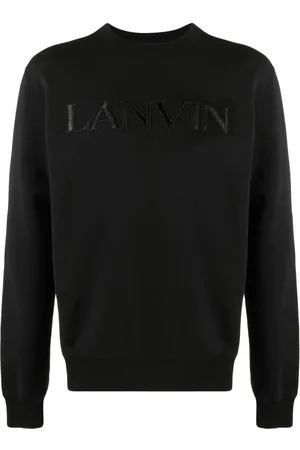 Lanvin Paris Logo Geborduurd Sweatshirt in