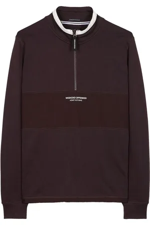 Weekend Offender Lusaka Heren Donkere Chocolade Trui