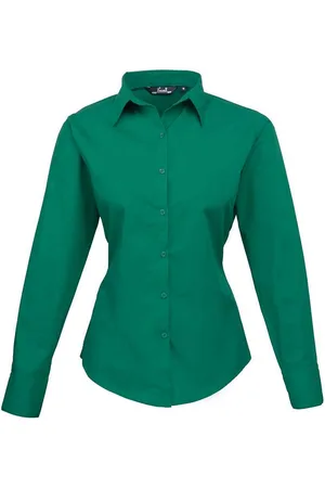 Premier Dames/Dames Shirt Met Lange Mouwen
