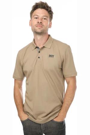 DKNY Herenpolo Tonaal Logo in