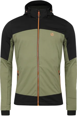 Dare 2B Heren Mountaineer Soft Shell Jas (Olivijn groen/zwart)