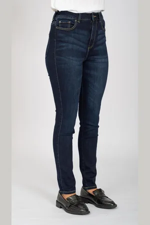 TeeShoppen De Originele Performance Skinny Jeans - Donkerblauwe Denim