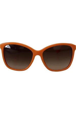 Dolce & Gabbana Ronde zonnebril met acetaatmontuur