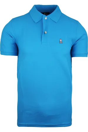 Bunny Klassieke Polo Korte Mouw Heren Katoenen Top B6K001B1PC PEACOCK
