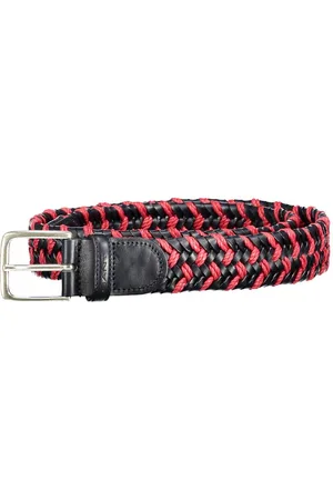GANT Contrasterende Metalen Gesp Katoenen Riem