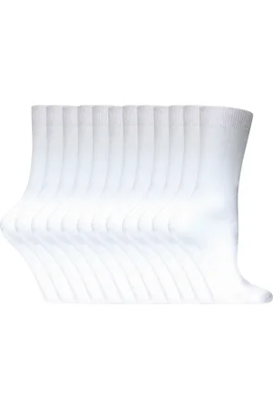 Sock Snob 12 paar kleurrijke effen katoenrijke damessokken