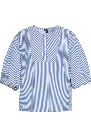 Dreimaster Blouse Dames wol wit
