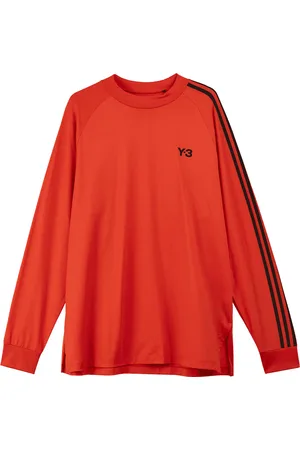 Y-3 Heren 3-Stripes T-shirt met lange mouwen in
