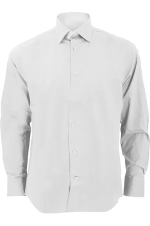 Russell Athletic Russell Collectie Heren Lange Mouwen Gemakkelijk Onderhoud Aangepast Shirt