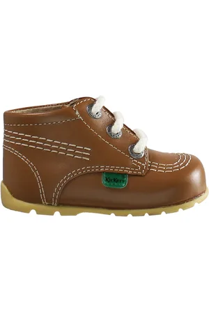 Kickers Mijn Eerste Bruine Kinderschoenen