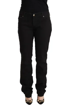 Roberto Cavalli Prachtige Denim Skinny Jeans Met Middelhoge Taille